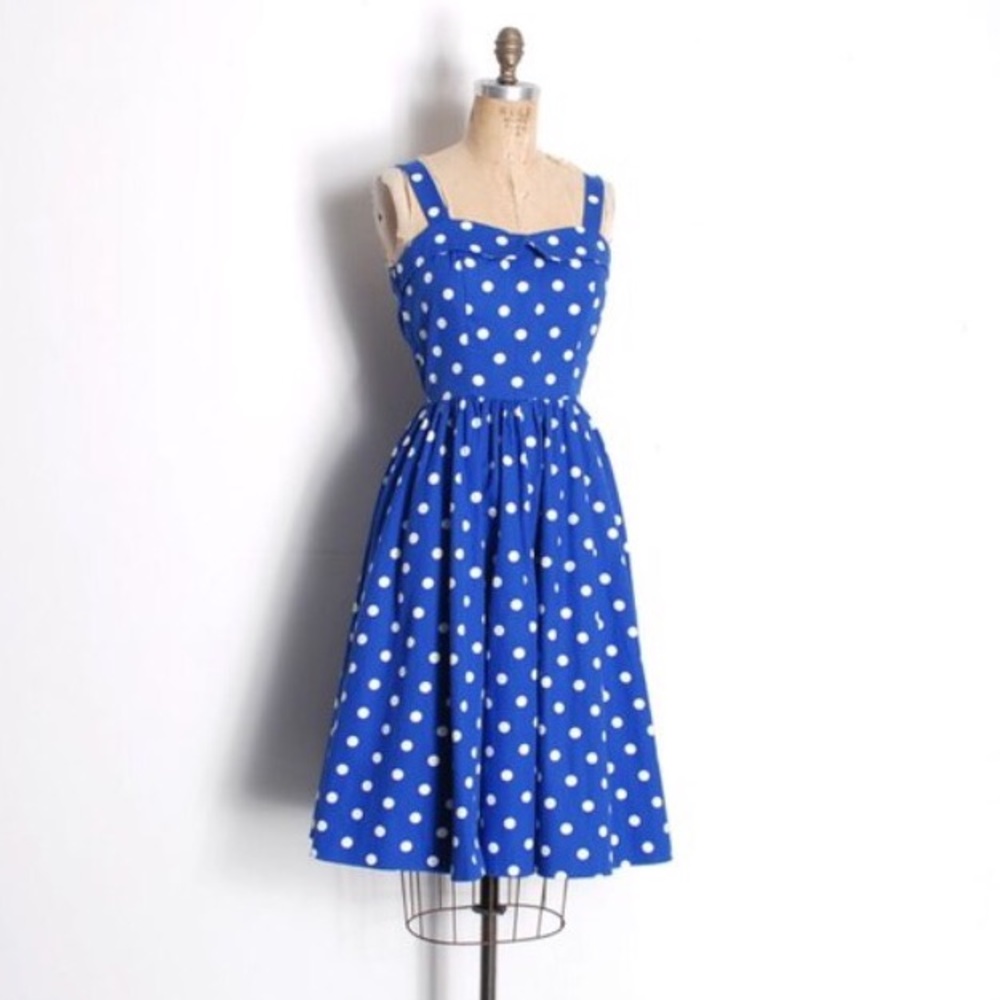 Vintage 80s Polka Dot Sundress